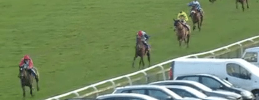 Coquelicot charges clear of her rivals in the Mares' NHF race at Taunton on 18th January 2020.