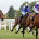 MOHAWK KING (left, Pat Dobbs) beats CHURCHILL BAY (2nd right) and MAYAAS (right) in The Anders Foundation British EBF Crocker Bulteel Maiden Stakes Ascot 25 Jul 2020 - Pic Steven Cargill / Racingfotos.com