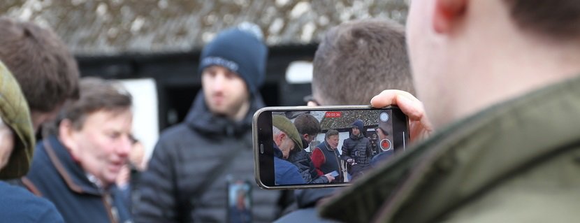 Nicky Henderson at his Cheltenham Festival Media Morning in Lambourn. 13/2/2023 Pic Steve Davies/Racingfotos.com