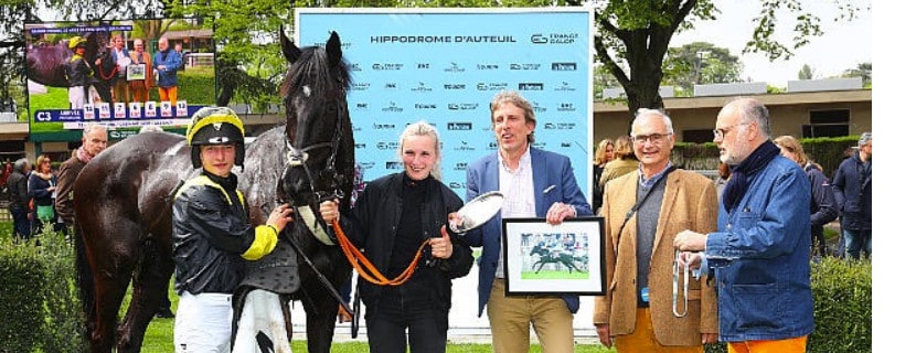 Lucky One wins the G3 Grande Course de Haies de Printemps at Auteuil