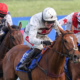 Kap Vert repels Git Maker and Kim Roque in the 2026 Scottish Grand National at Ayr Racecourse, as envisioned by Gemini's nano banana